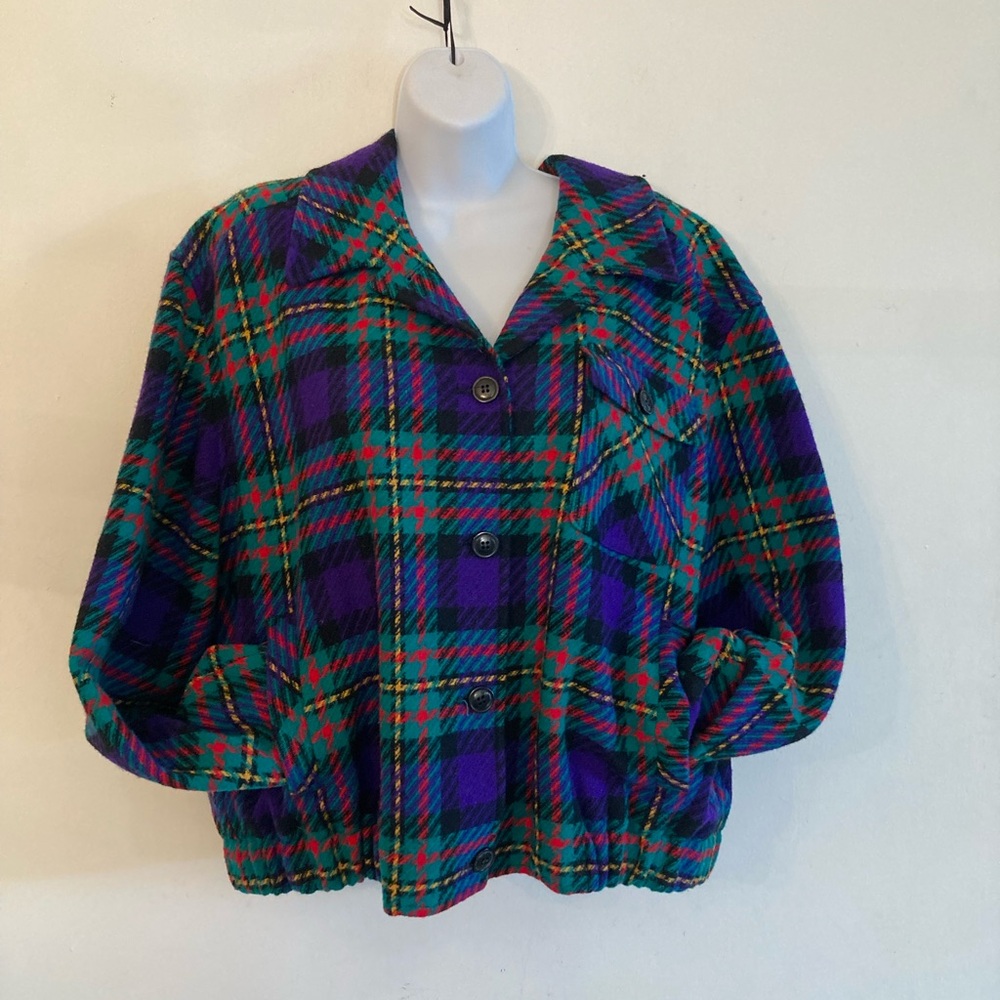 Vintage Pendleton knockabout 100 percent virgin wool plaid jacket - Picture 8 of 8